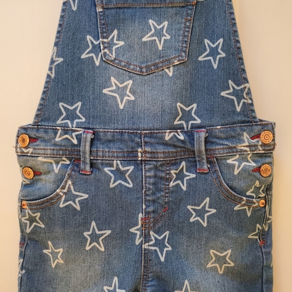 Cat & Jack Girls Overall Shorts - Picture 4 of 10